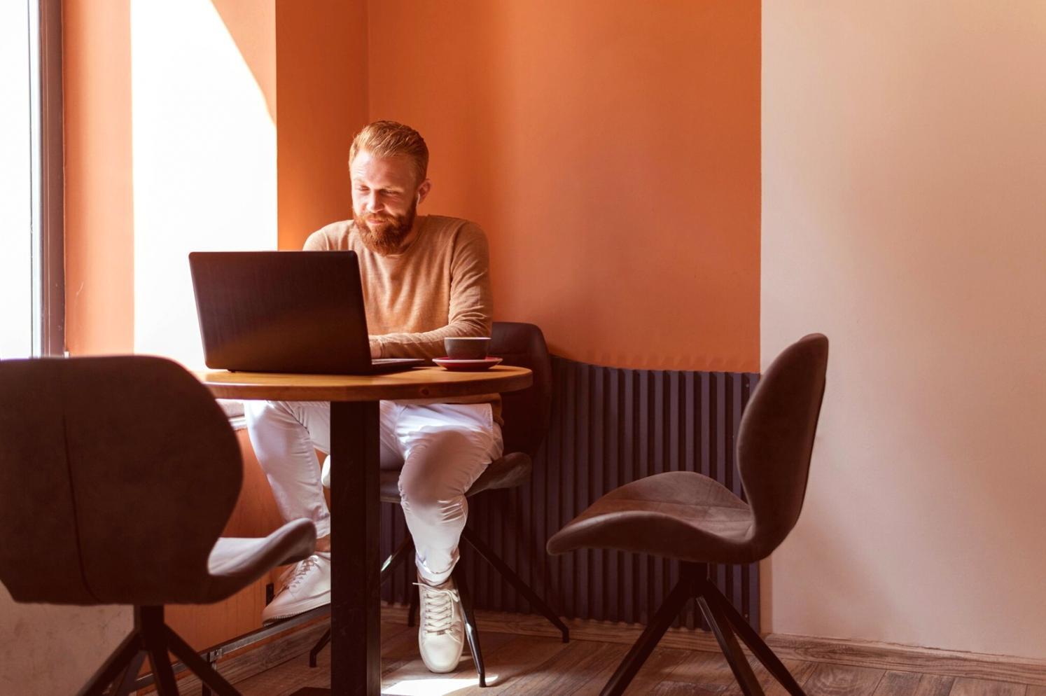 Financial planning workspace with budget documents and calculator